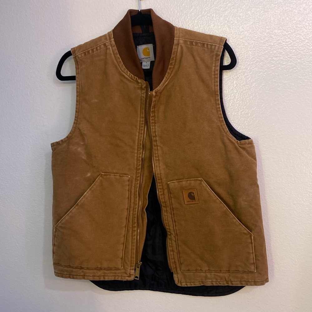 CARHARTT duck vest, brown - never worn, unisex men and women